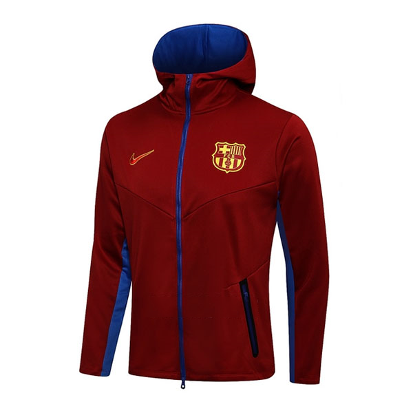 Chaqueta con Capucha Barcelona 2021/22 Rojo